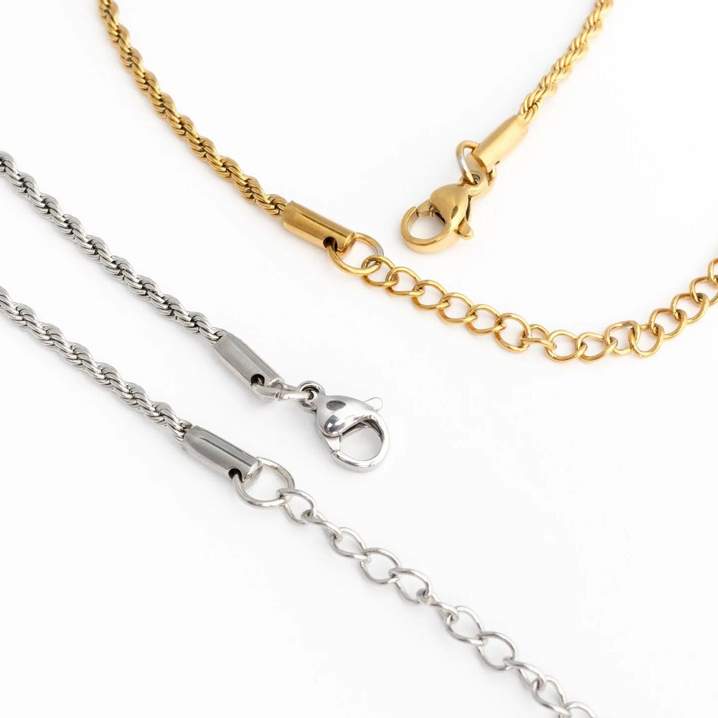 18K Gold PVD Stainless Steel Rope Chain Bracelet/Anklet / BRJ1000