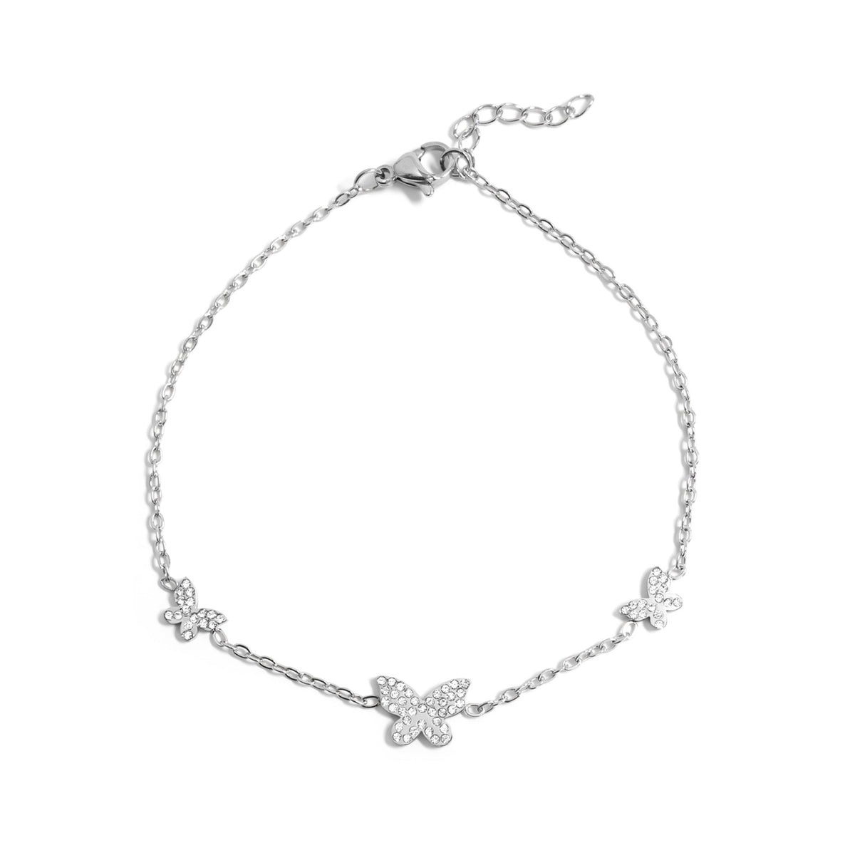 18K Gold PVD Stainless Steel Butterfly Bracelet / BRJ1075