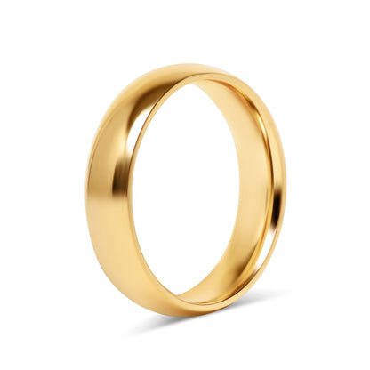 18K Gold PVD Stainless Steel Blank Ring / CFR0264