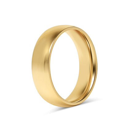 18K Gold PVD Stainless Steel Blank Ring / CFR0264