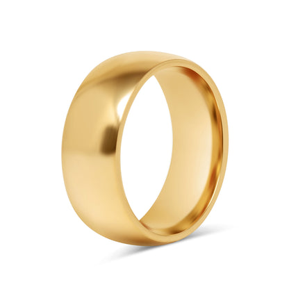 18K Gold PVD Stainless Steel Blank Ring / CFR0264