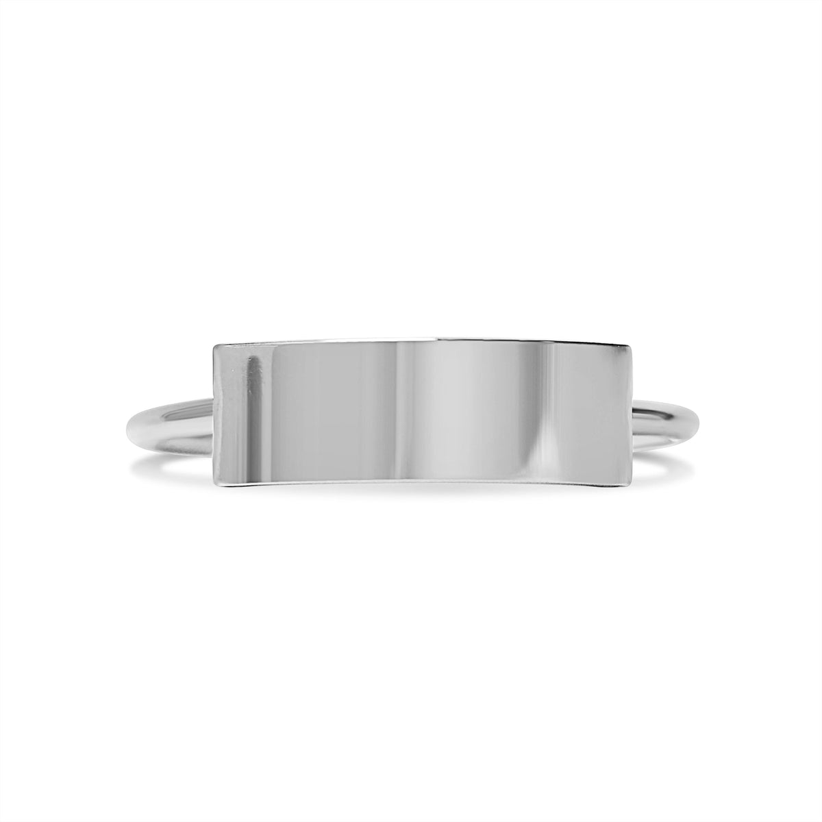 18K Gold PVD Stainless Steel Blank Stamping Ring / CFR7036