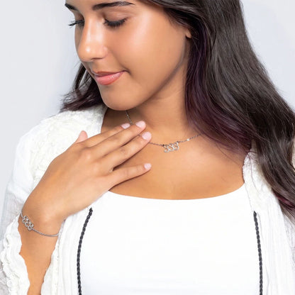 18K Gold PVD Stainless Steel Angel Number Necklace / CHN0045