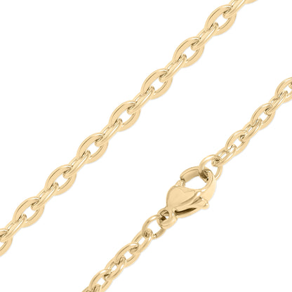 18K Gold PVD Stainless Steel Blank Engravable Butterfly Necklace / CHN0084