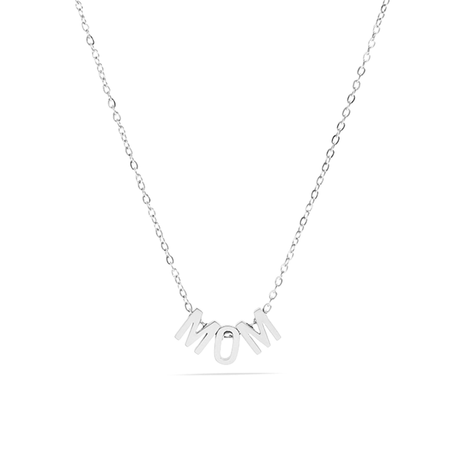 18K Gold PVD Stainless Steel Mom Necklace / CHN0089
