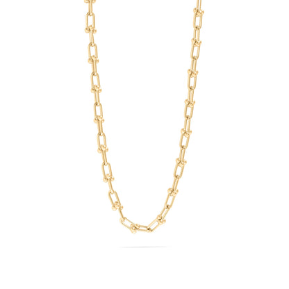 18K Gold PVD Stainless Steel Hardware Necklace / CHN0091