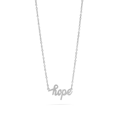 18K Gold PVD Stainless Steel Hope Necklace / CHN0112