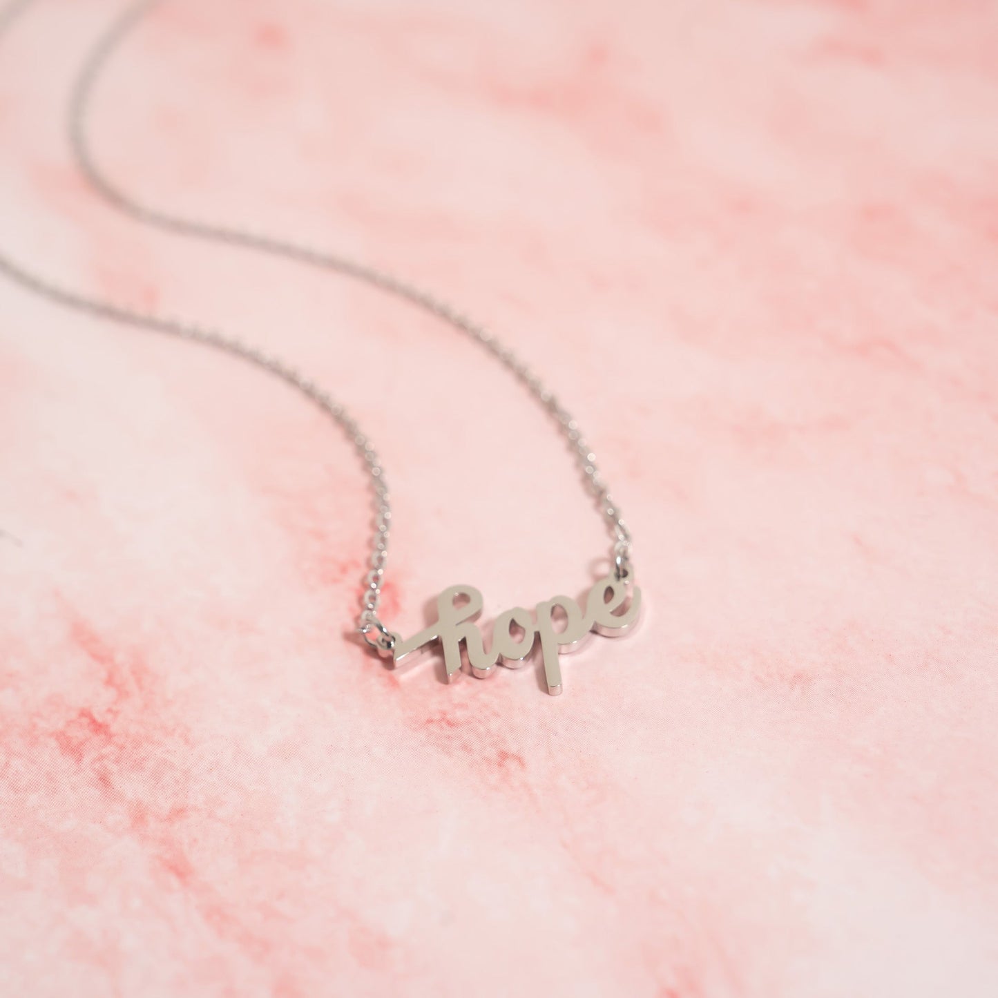 18K Gold PVD Stainless Steel Hope Necklace / CHN0112