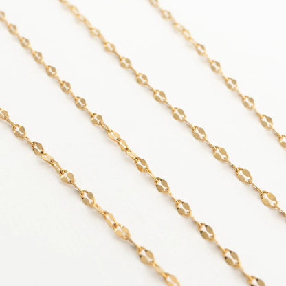 18K Gold PVD Stainless Steel Full Body Chain Lip Chain / CHN0116