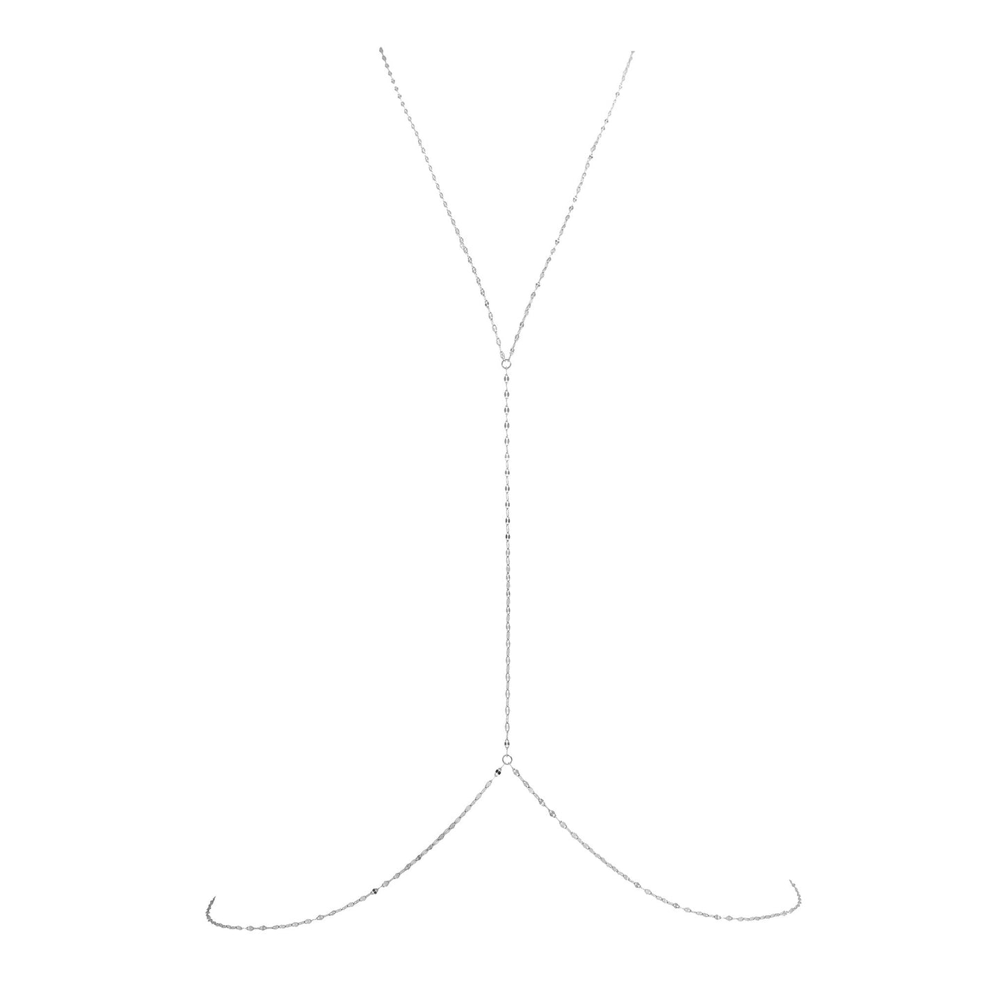 18K Gold PVD Stainless Steel Full Body Chain Lip Chain / CHN0116