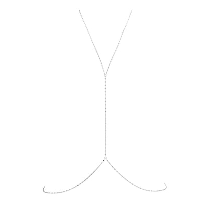 18K Gold PVD Stainless Steel Full Body Chain Lip Chain / CHN0116