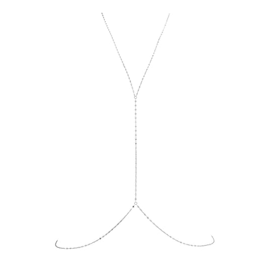 18K Gold PVD Stainless Steel Full Body Chain Lip Chain / CHN0116