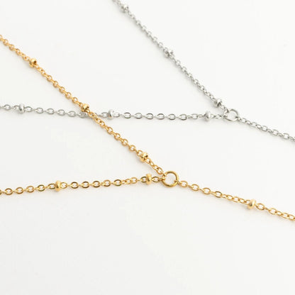 18K Gold PVD Stainless Steel Full Body Chain Satellite / CHN0117