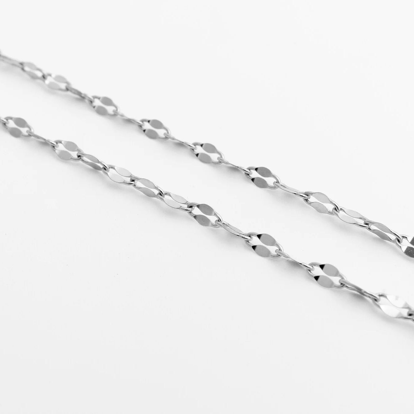 18K Gold PVD Stainless Steel Lip Belly Chain / CHN0118
