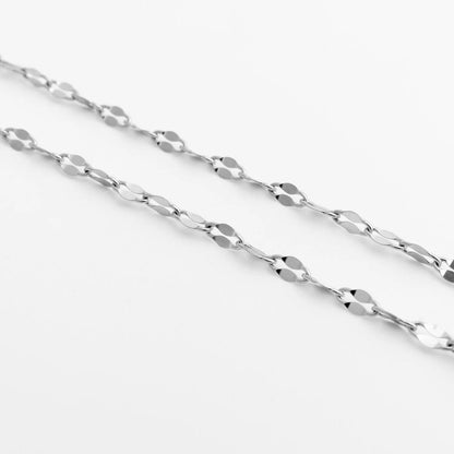 18K Gold PVD Stainless Steel Lip Belly Chain / CHN0118