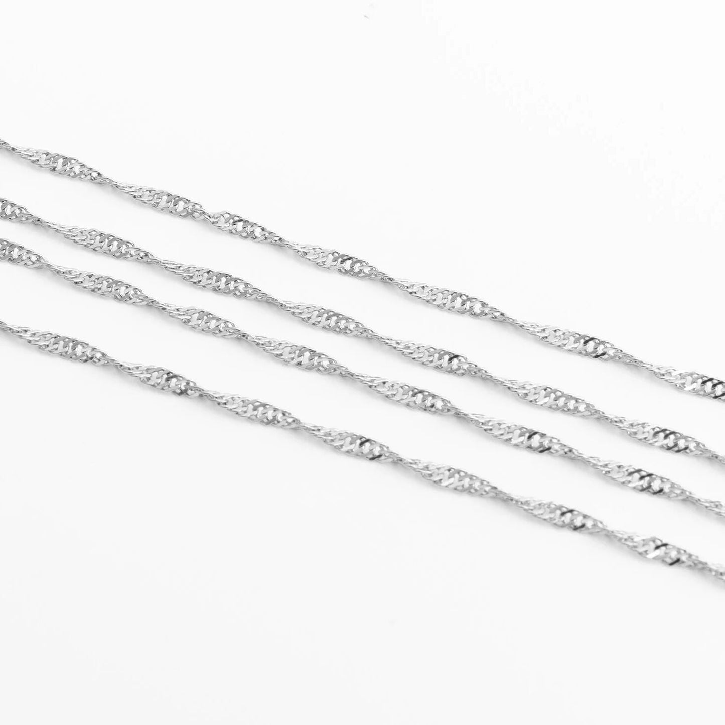 18K Gold PVD Stainless Steel Singapore Belly Chain / CHN0119