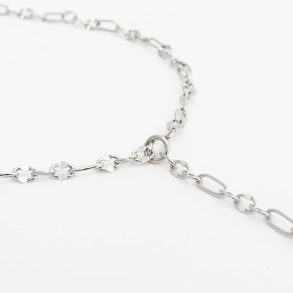 18K Gold PVD Stainless Steel Smooth Lip Hand Chain / CHN0123