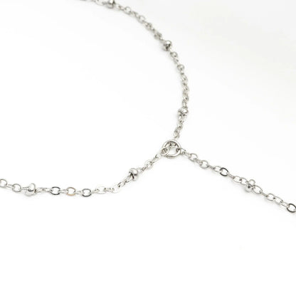 18K Gold PVD Stainless Steel Satellite Hand Chain / CHN0126