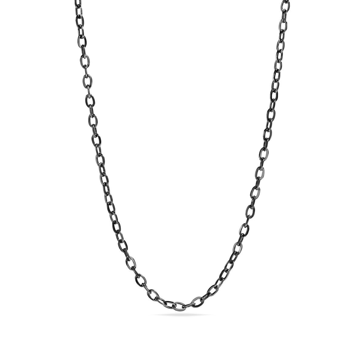 18K Gold PVD Stainless Steel PVD Coated Loop/Cable Chain Necklace / CHN3011
