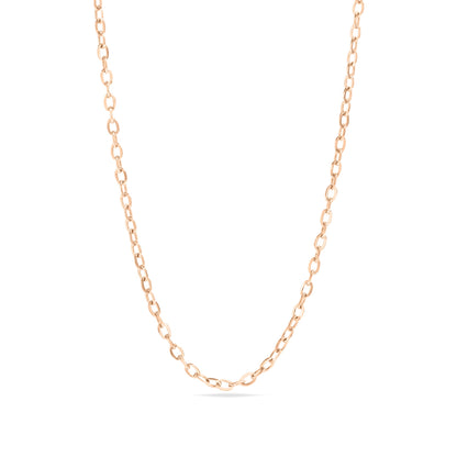 18K Gold PVD Stainless Steel PVD Coated Loop/Cable Chain Necklace / CHN3011