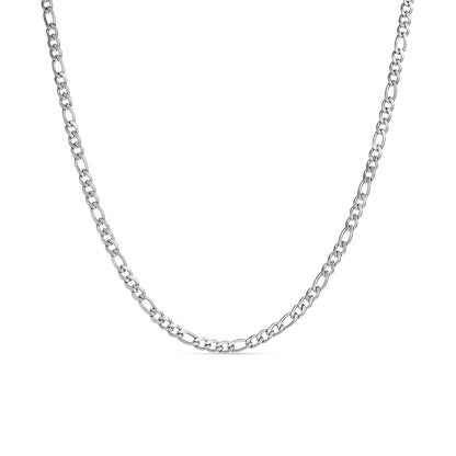 Stainless Steel Figaro Chain Necklace / CHN9500