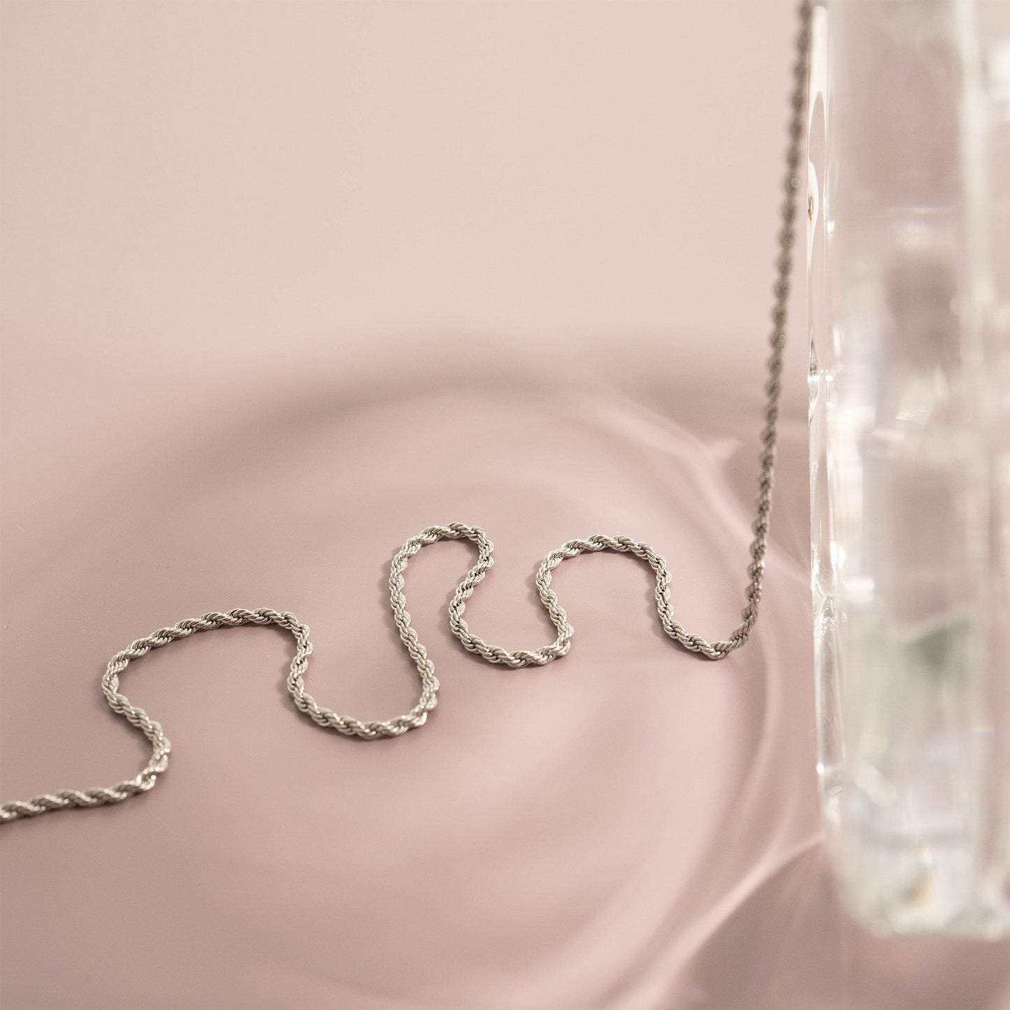 Stainless Steel Rope Chain Necklace / CHN9700
