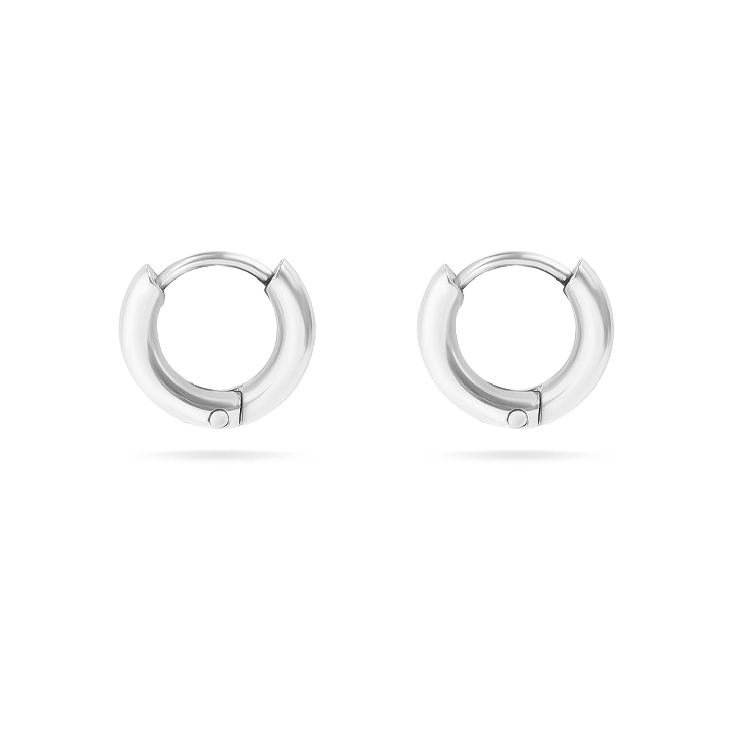 18K Gold PVD Stainless Steel Minimalist Thin Huggie Earrings / ERJ0046