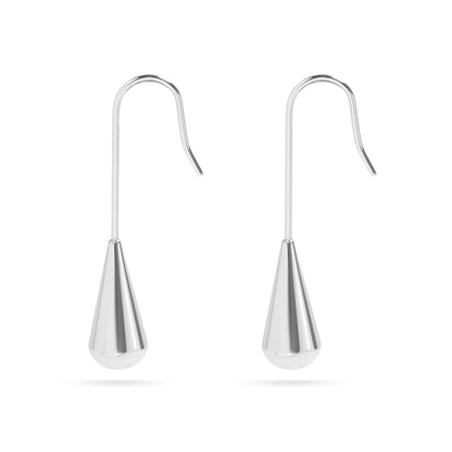 18K Gold PVD Stainless Steel Drop Earrings / ERJ0064