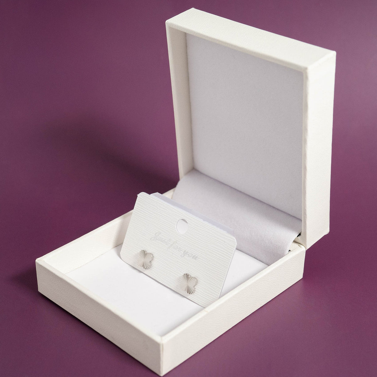 18K Gold PVD Stainless Steel Clover Stud Earring / ERJ0076
