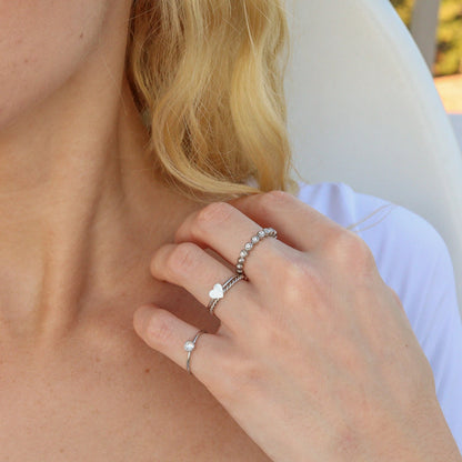 Stainless Steel Symbol Stacking Rings / ZRJ9022