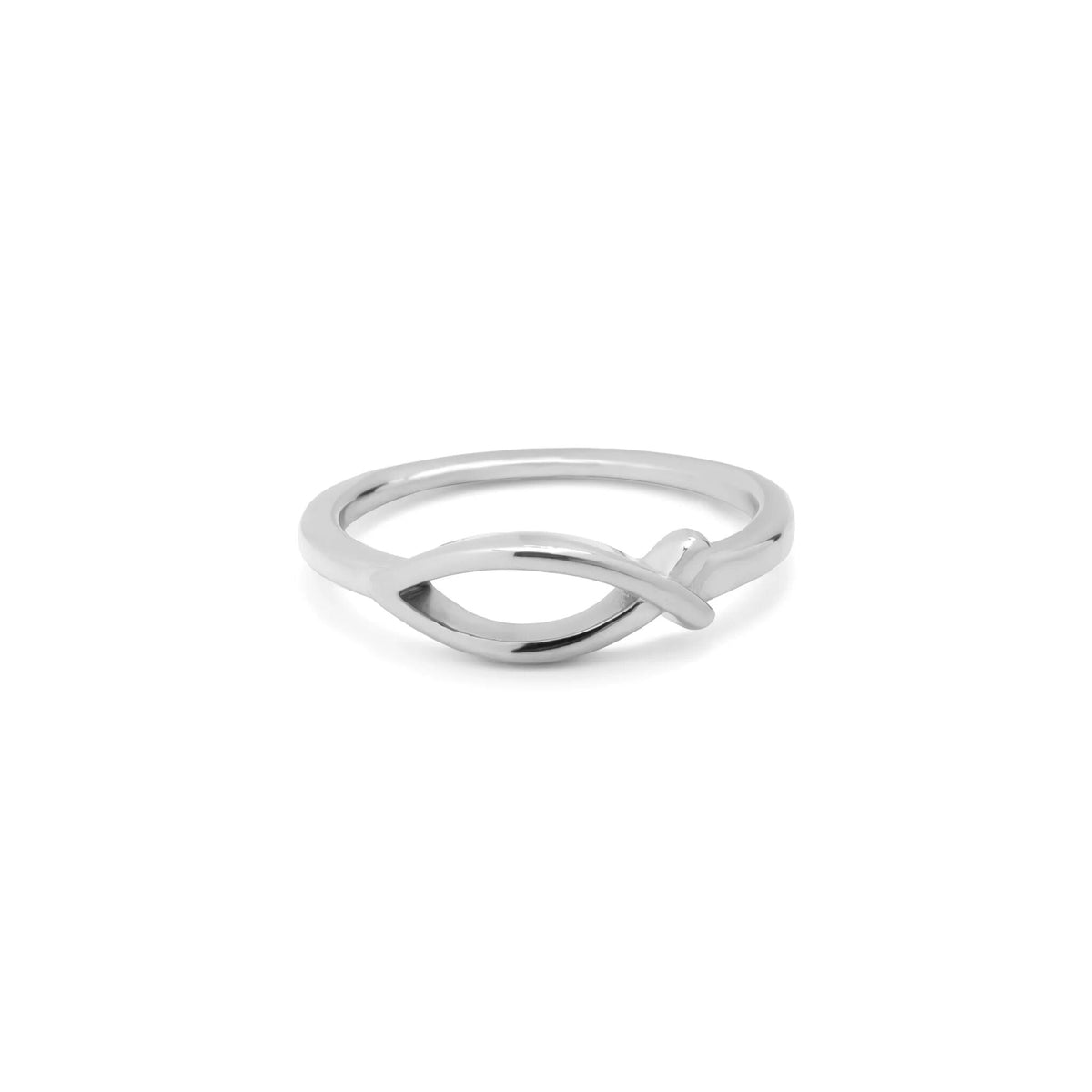 18K Gold PVD Stainless Steel Fish Stacking Ring / KSS0028