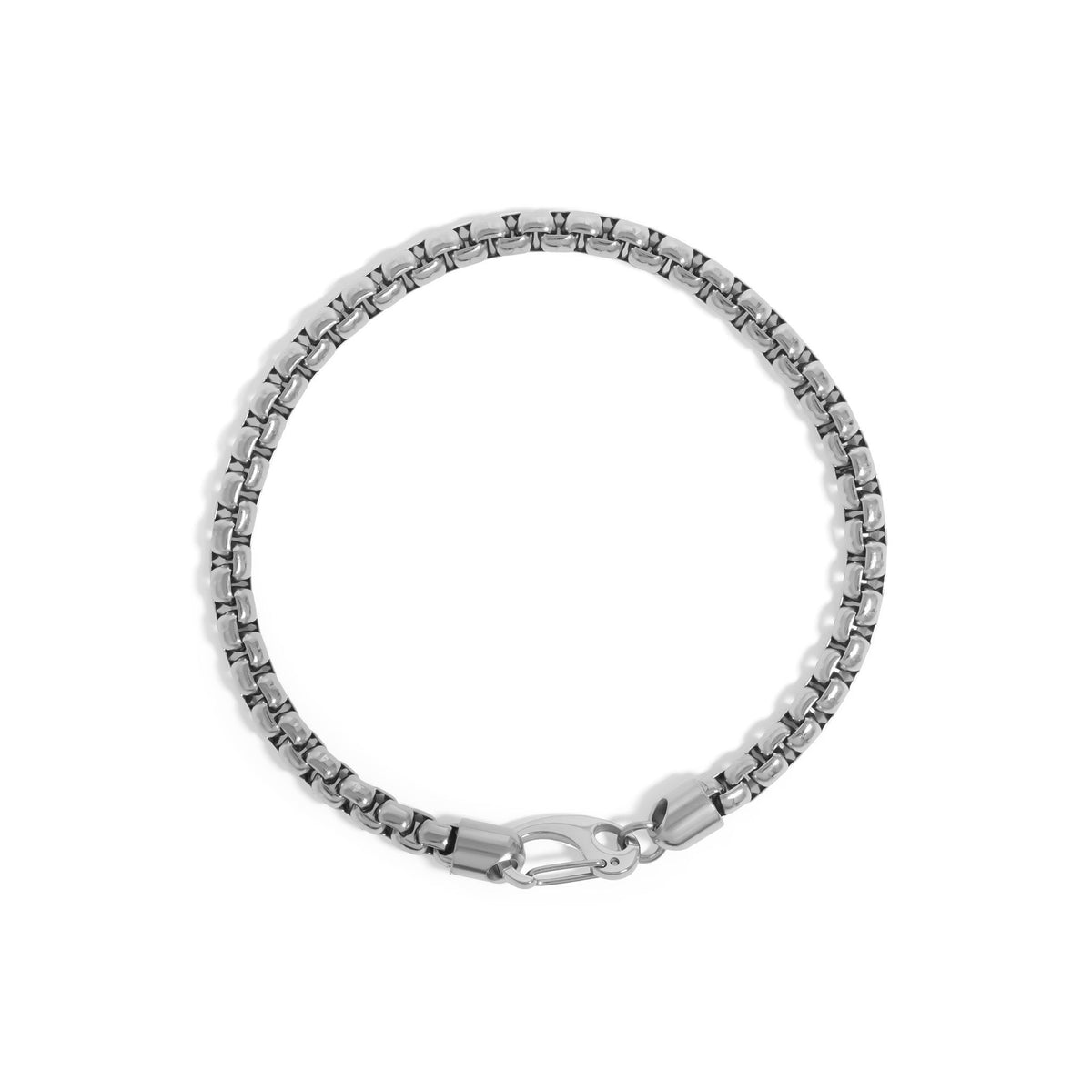 18K Gold PVD Stainless Steel Chain Metal Clasp Bracelet / MJD0006