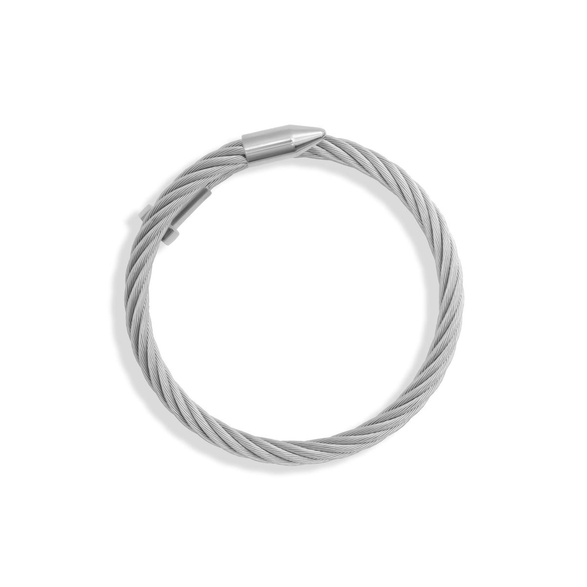 18K Gold PVD Stainless Steel Mens Metal Nail Bracelet / MJD0007
