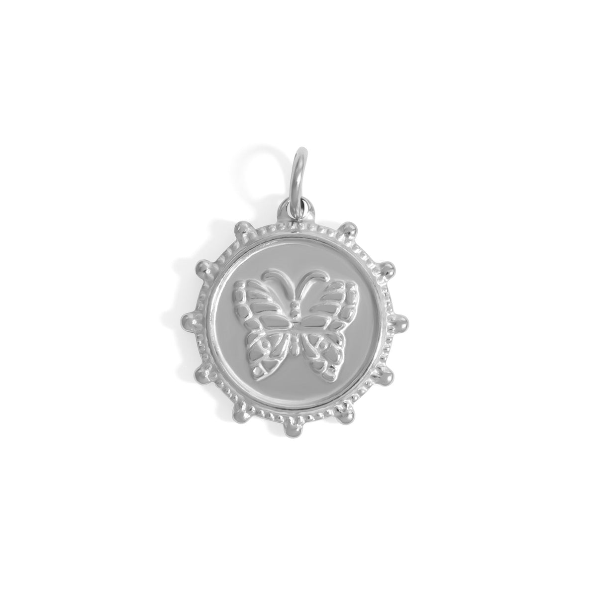18K Gold PVD Stainless Steel Butterfly Pendant / PDL0297