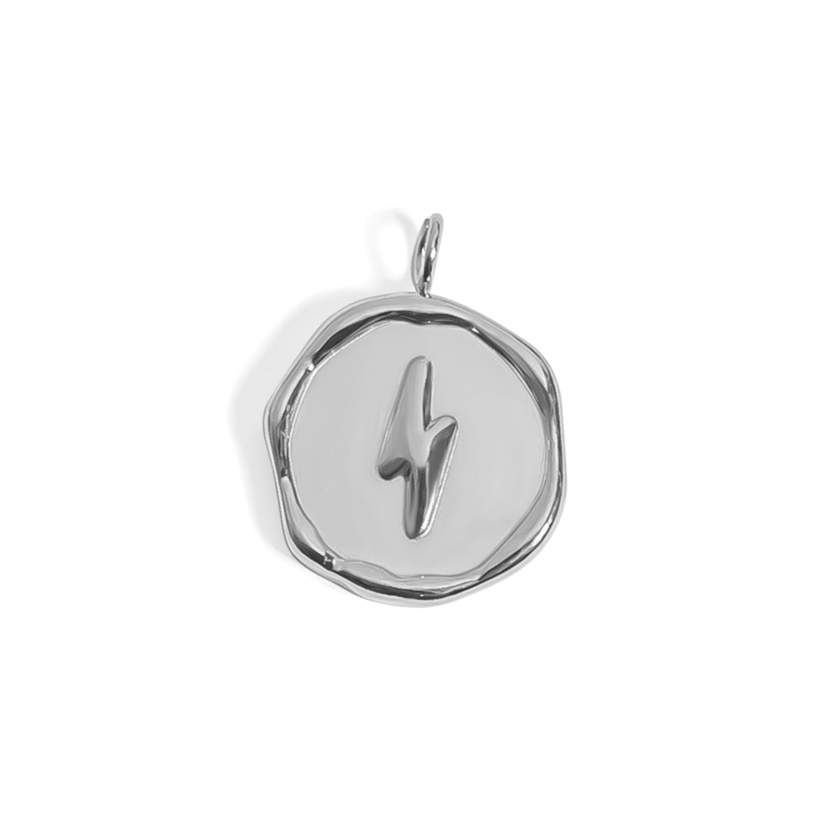18K Gold PVD Stainless Steel Lightning Bolt Pendant / PDL0301