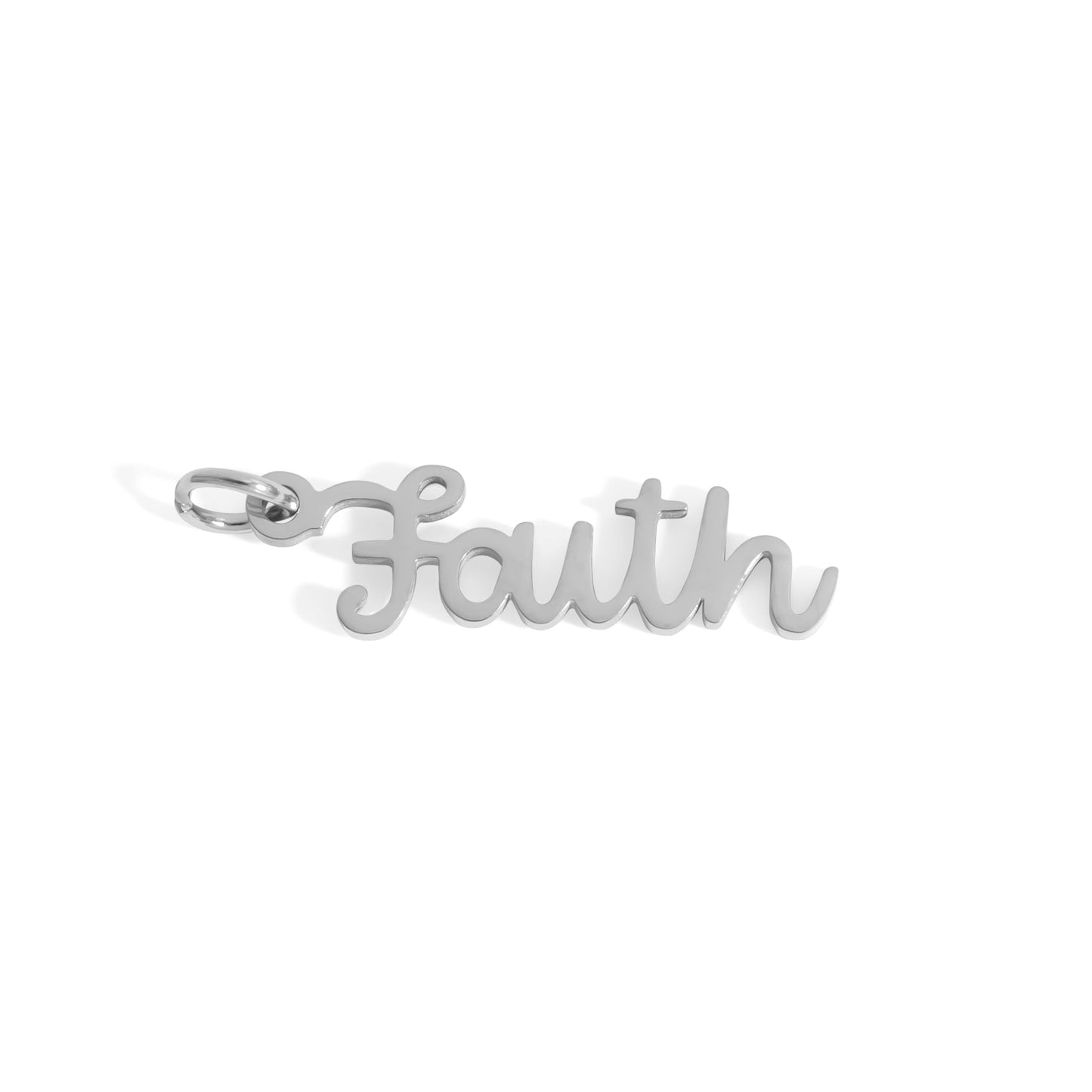 18K Gold PVD Stainless Steel Faith Charm / PDL0321