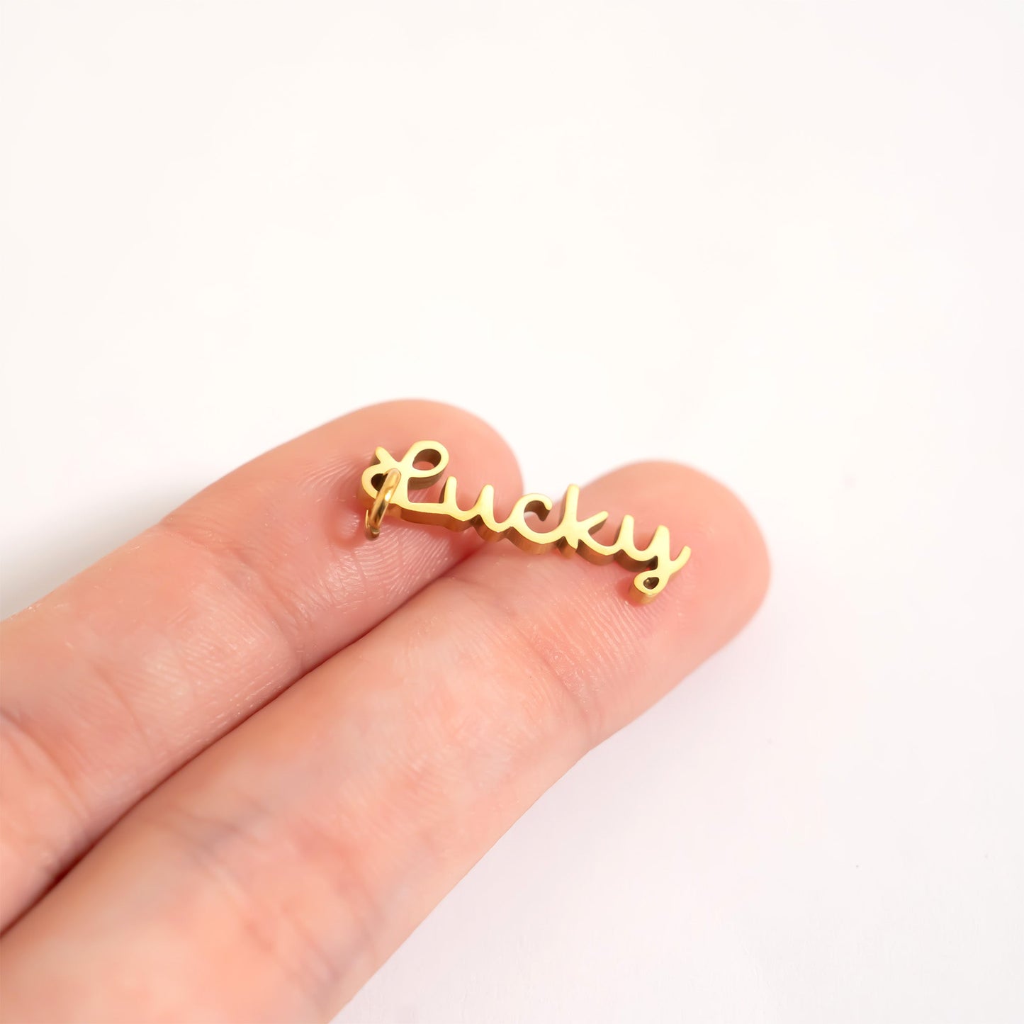 18K Gold PVD Stainless Steel Lucky Charm / PDL0330