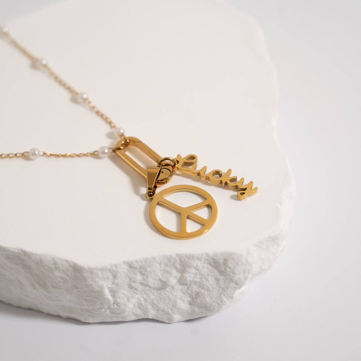 18K Gold PVD Stainless Steel Lucky Charm / PDL0330