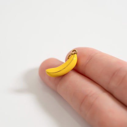 18K Gold Stainless Steel Banana Charm / PDL0339