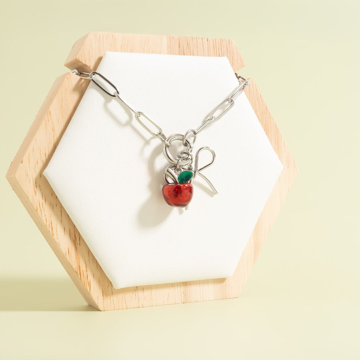 18K Gold Stainless Steel Apple Charm / PDL0341