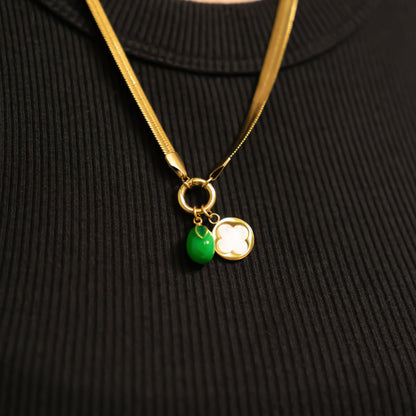 18K Gold Stainless Steel Lime Charm / PDL0343