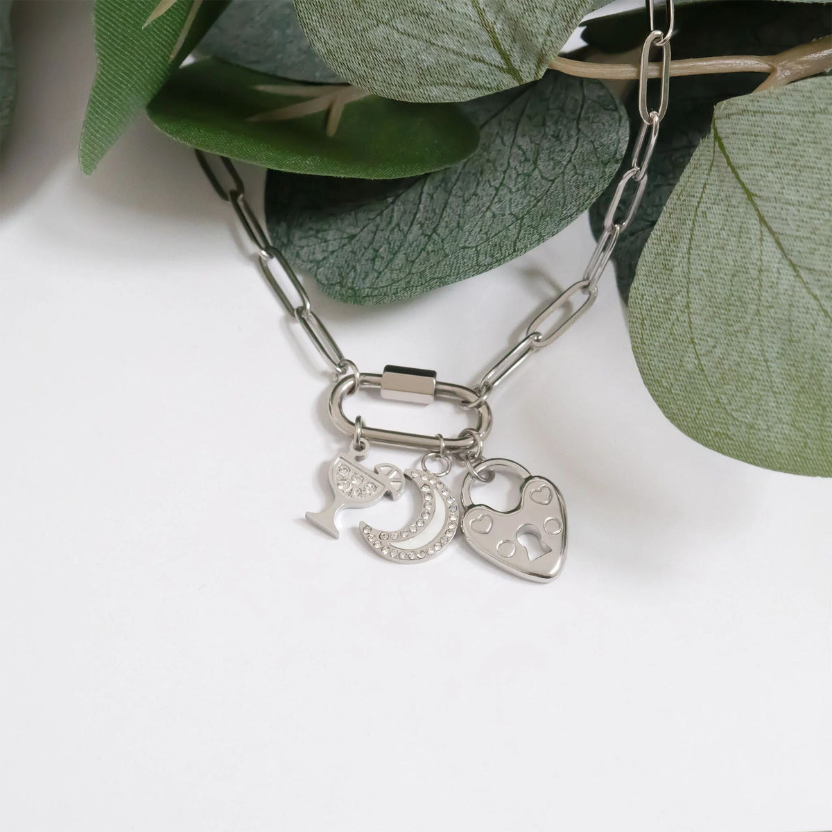 18K Gold PVD Stainless Steel Margarita Charm / PDL0351