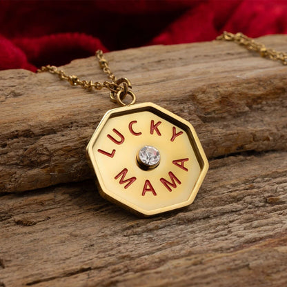 18K Gold PVD Stainless Steel Lucky Mama Charm / PDL0363