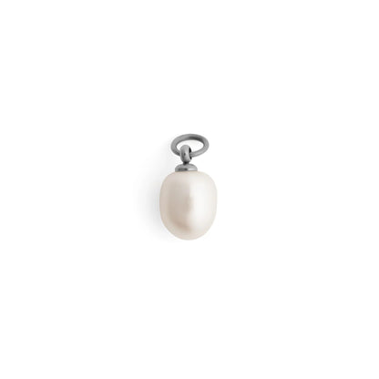 18K Gold PVD Natural Pearl Charm / PDL0397