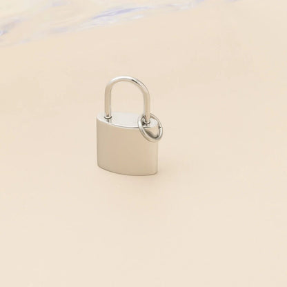 18K Gold PVD Stainless Steel Lock Charm / PDL0412