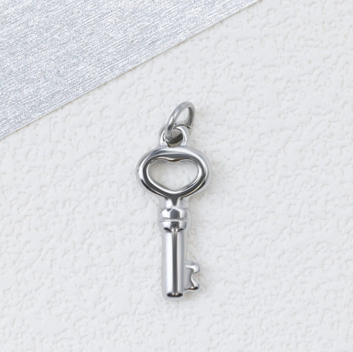 18K Gold PVD Stainless Steel Key Charm / PDL0413