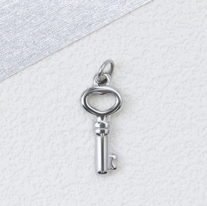 18K Gold PVD Stainless Steel Key Charm / PDL0413