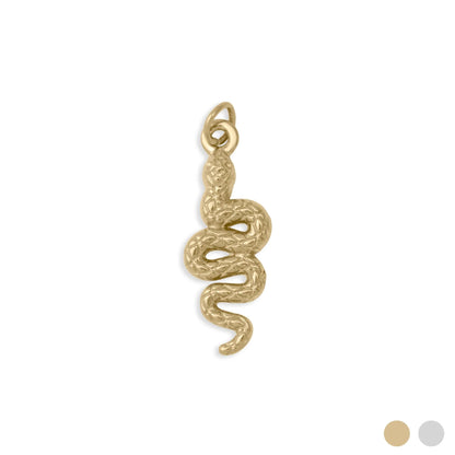 18K Gold PVD Stainless Steel Snake Charm / PDL0415