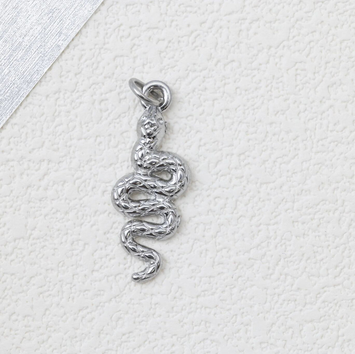 18K Gold PVD Stainless Steel Snake Charm / PDL0415