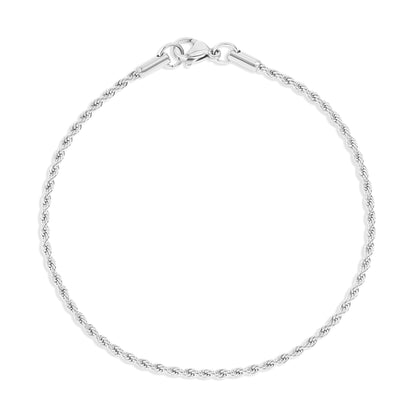 18K Gold PVD Stainless Steel Rope Chain Bracelet/Anklet / BRJ1000